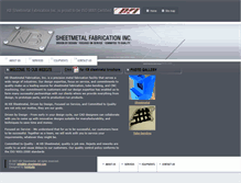 Tablet Screenshot of kb-sheetmetal.com